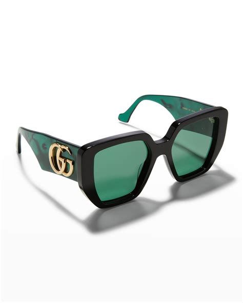 gucci oversize square frame sunglasses dupe|gucci oversize rectangular sunglasses.